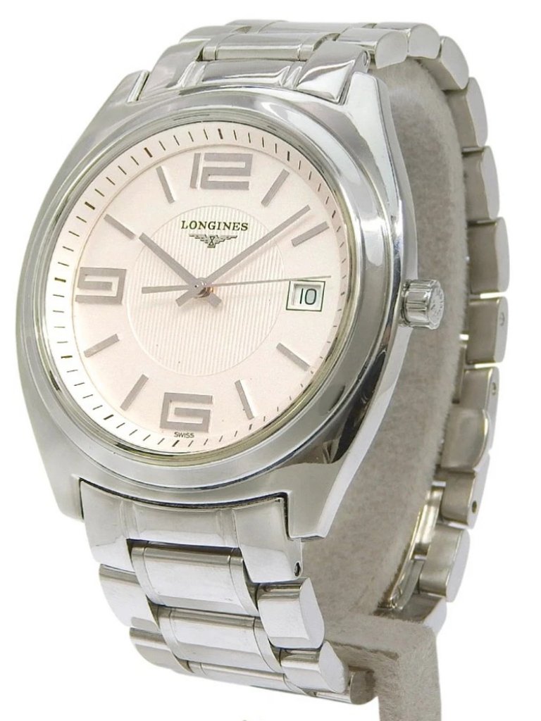 Longines Conquest Watches L36324 Silver Whitedial Stainless Steel Quartz